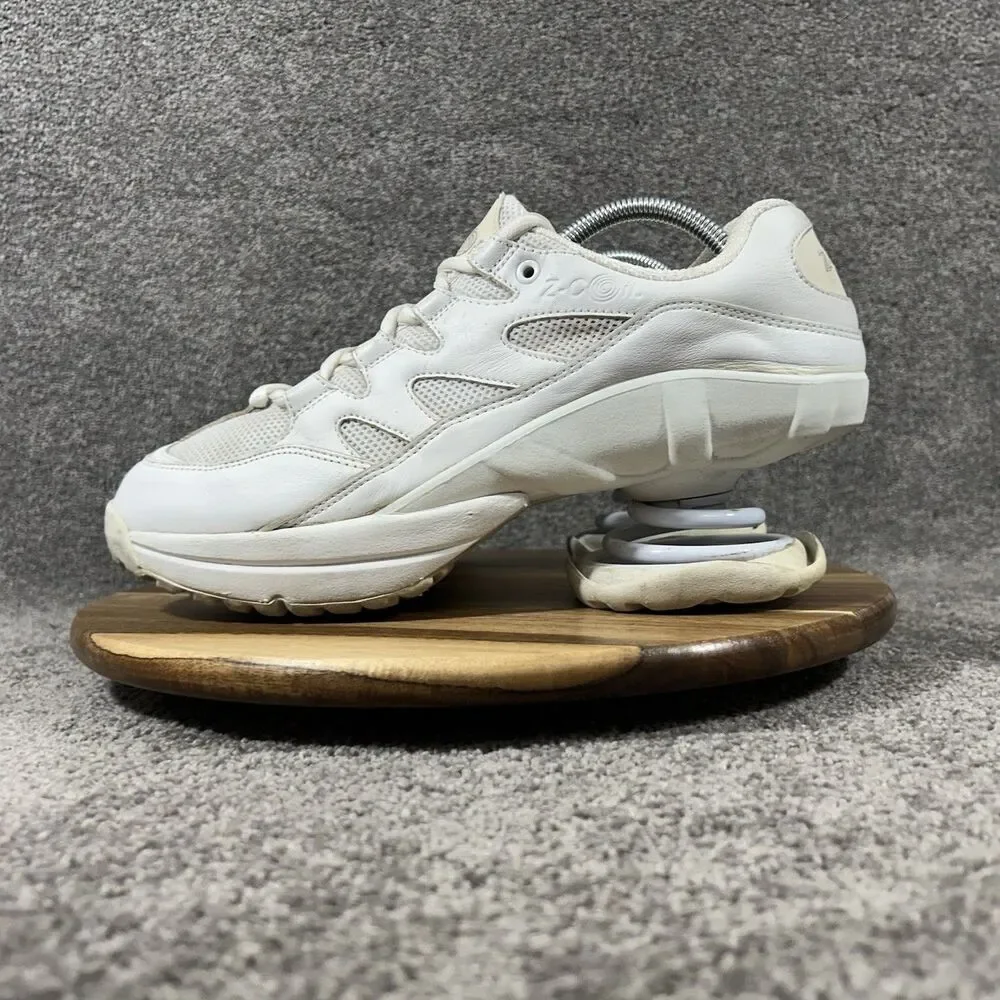 Z-Coil Freedom Classic Mens Sz 10 White Coil Spring Heel Therapeutic Shoes Used